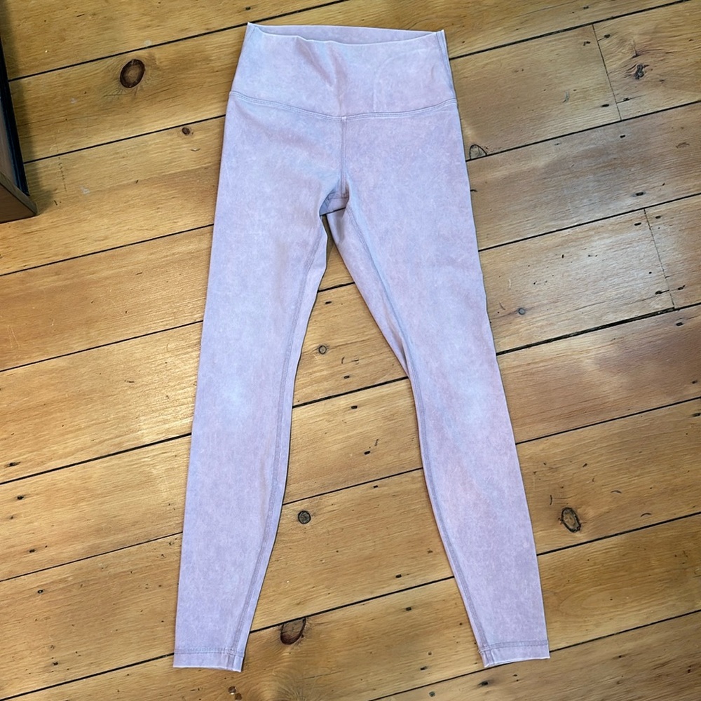 Lululemon Wunder Under Leggings snow washed 28” Antionette color size 6